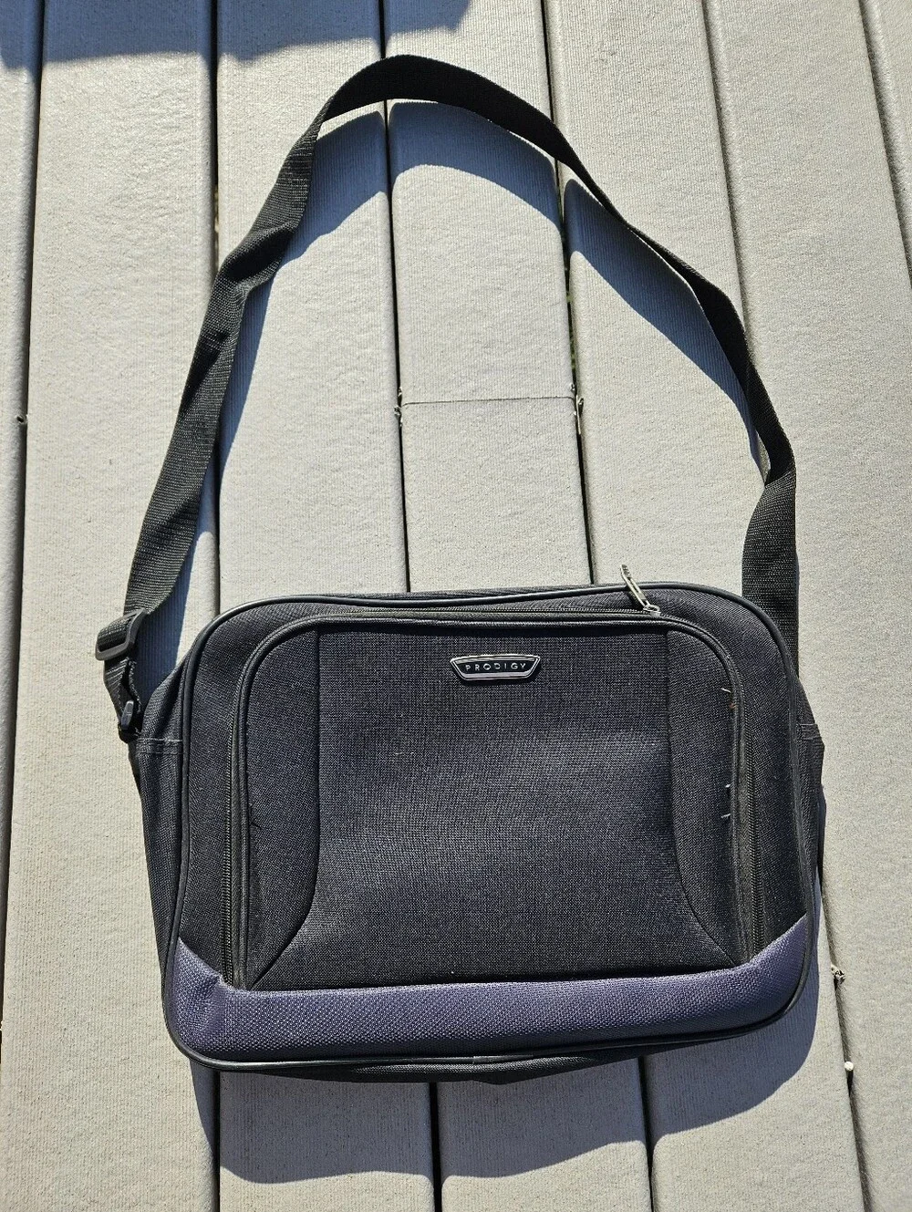 PRODIGY Laptop Bag Messenger Shoulder Briefcase Black Travel Carry On Case Tech